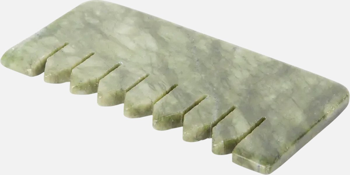Gua Sha Kam – Jade Massage Tool voor Gezicht & Hoofdhuid-Hairandnatureb2b