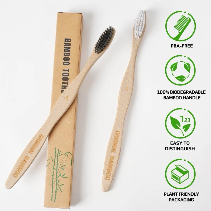 Bamboe Tandenborstel – Milieuvriendelijke en Natuurlijke Tandverzorging-Hairandnatureb2b