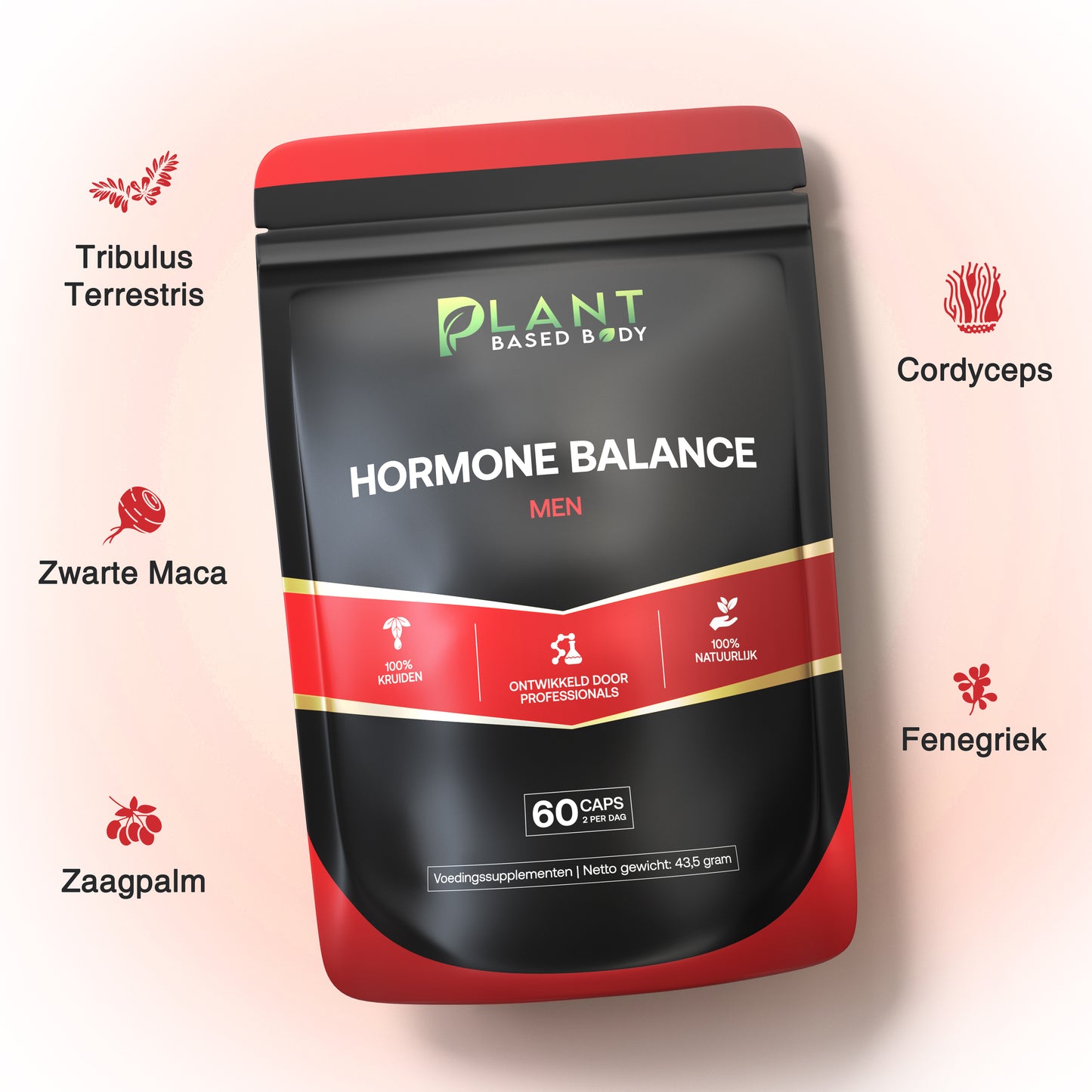 Hormone Balance – Testosterone Booster for Men – 60 Capsules