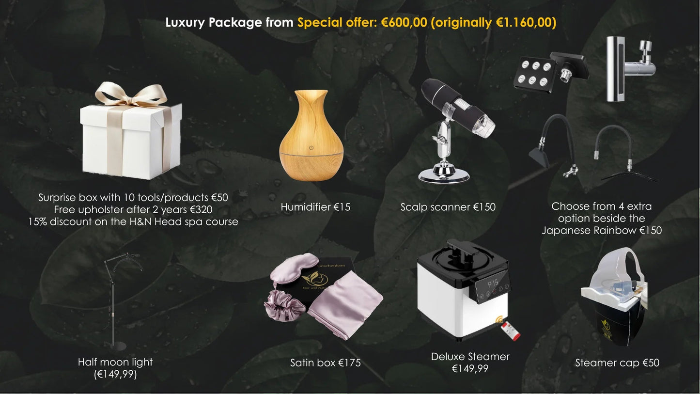 JAPANSE HOOFDSPA STARTER KIT Hairandnatureb2b