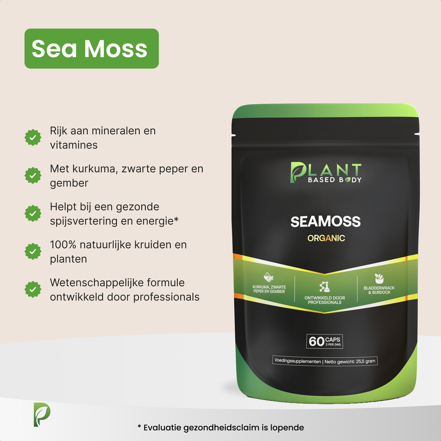 Irish Sea Moss - Superfood - 60 Capsules-Hairandnatureb2b