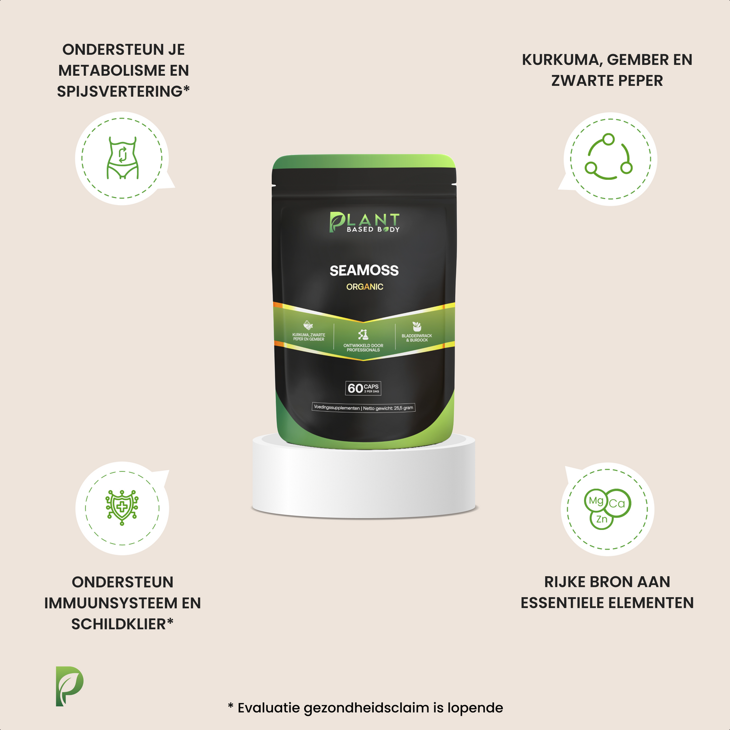 Irish Sea Moss - Superfood - 60 Capsules-Hairandnatureb2b