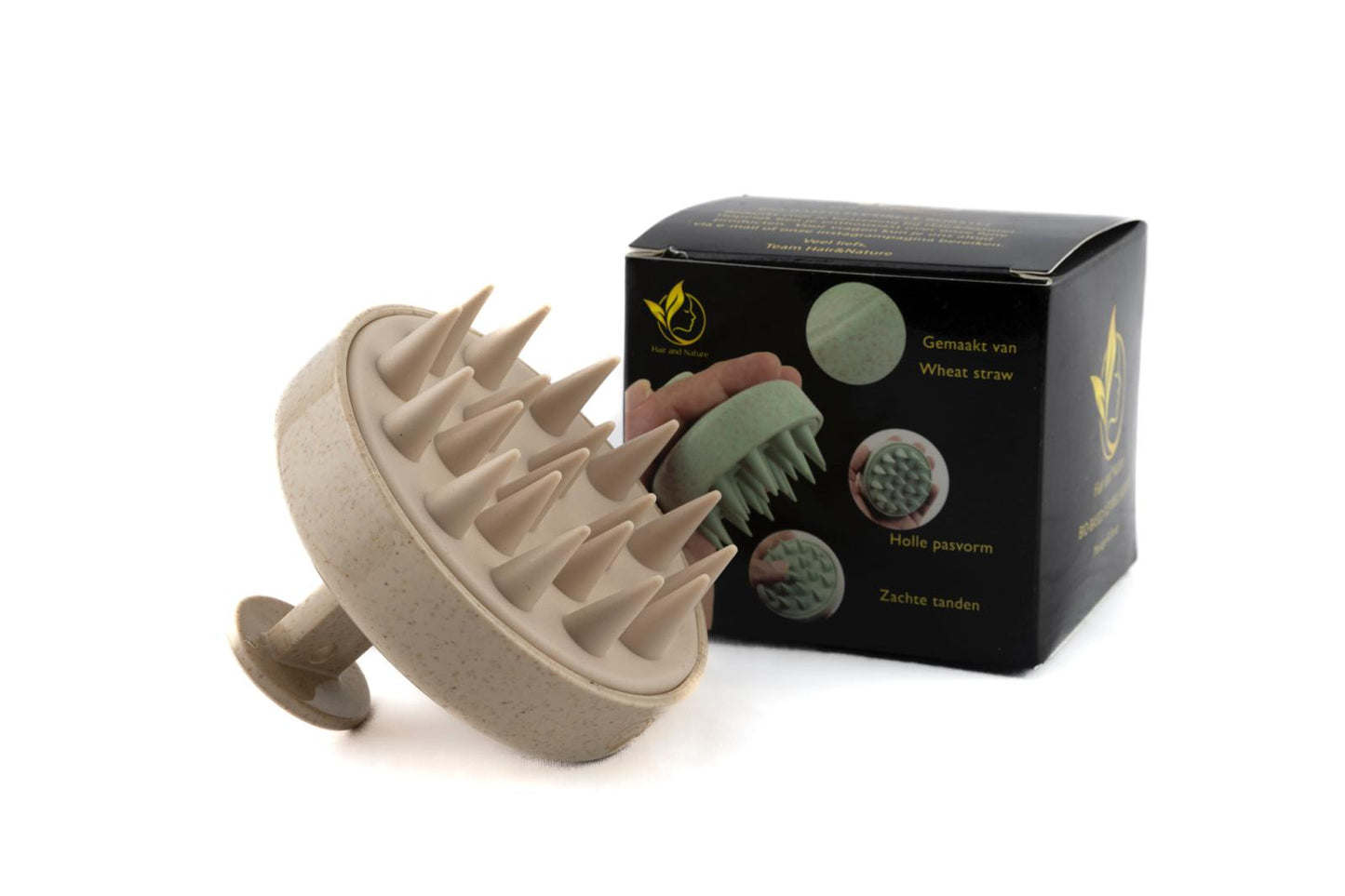 Massage Scrub Hoofdhuidborstel – Natuurlijke Reiniging & Ontspanning-Hairandnatureb2b