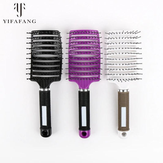 Detangling Hair Brush – Anti-Klit Borstel met Nylon & Zwijnenhaar-Hairandnatureb2b