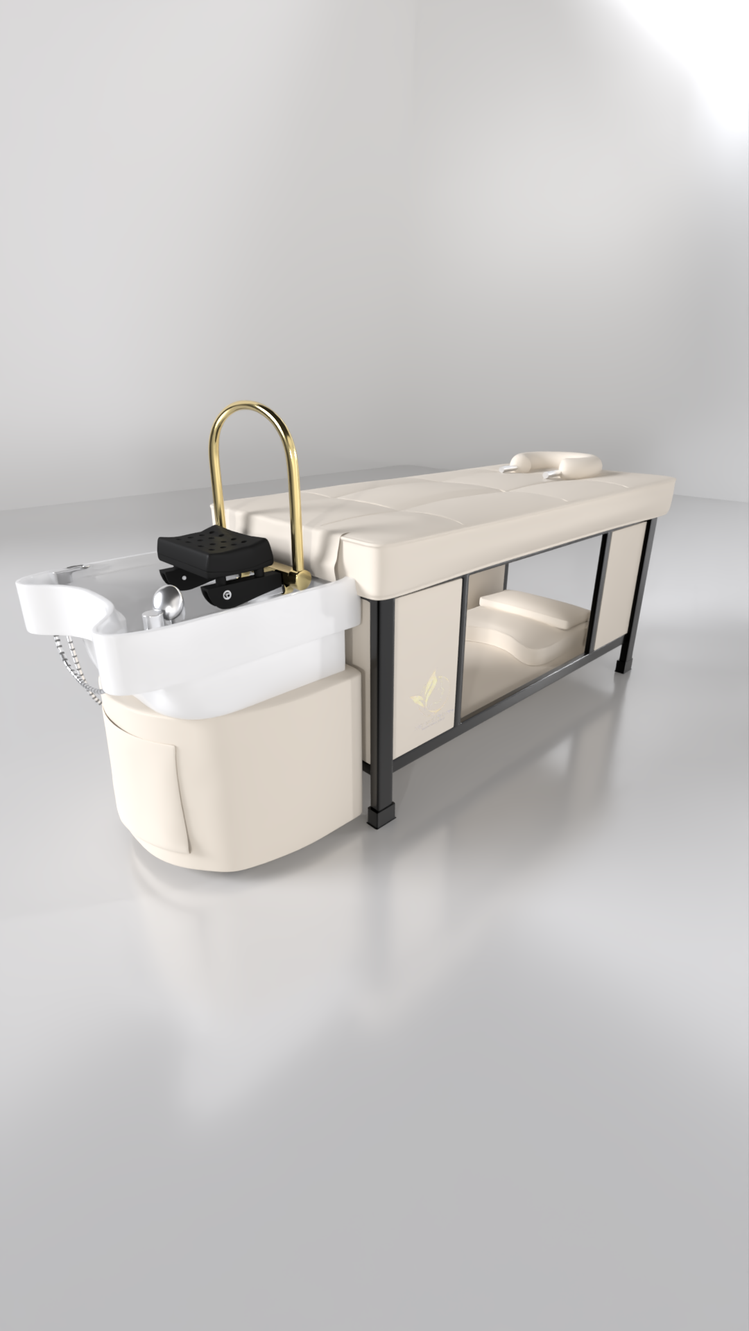 TRADITIONEEL JAPANSE HOOFDSPA BED - DELUXE - HAIR AND NATURE Hairandnatureb2b