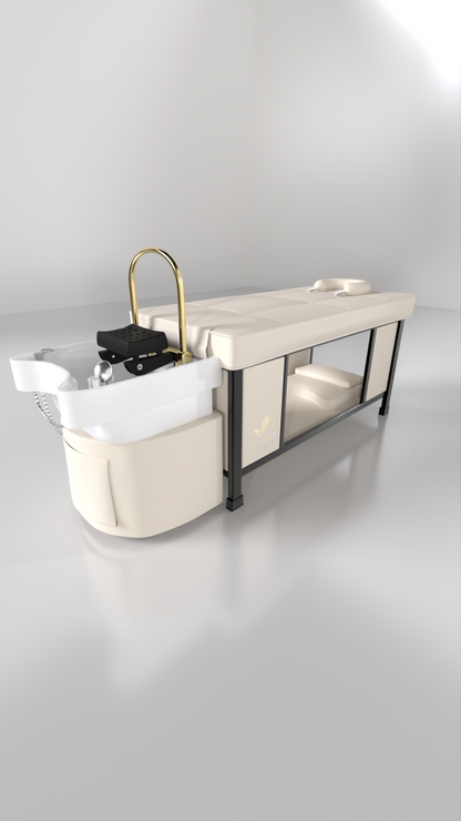 TRADITIONEEL JAPANSE HOOFDSPA BED - DELUXE - HAIR AND NATURE Hairandnatureb2b