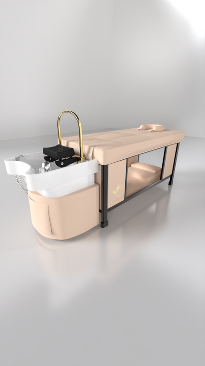 TRADITIONEEL JAPANSE HOOFDSPA BED - DELUXE - HAIR AND NATURE Hairandnatureb2b