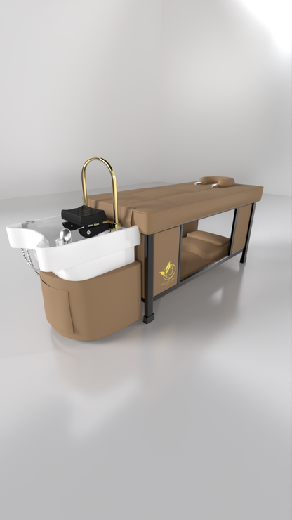 TRADITIONEEL JAPANSE HOOFDSPA BED - DELUXE - HAIR AND NATURE Hairandnatureb2b