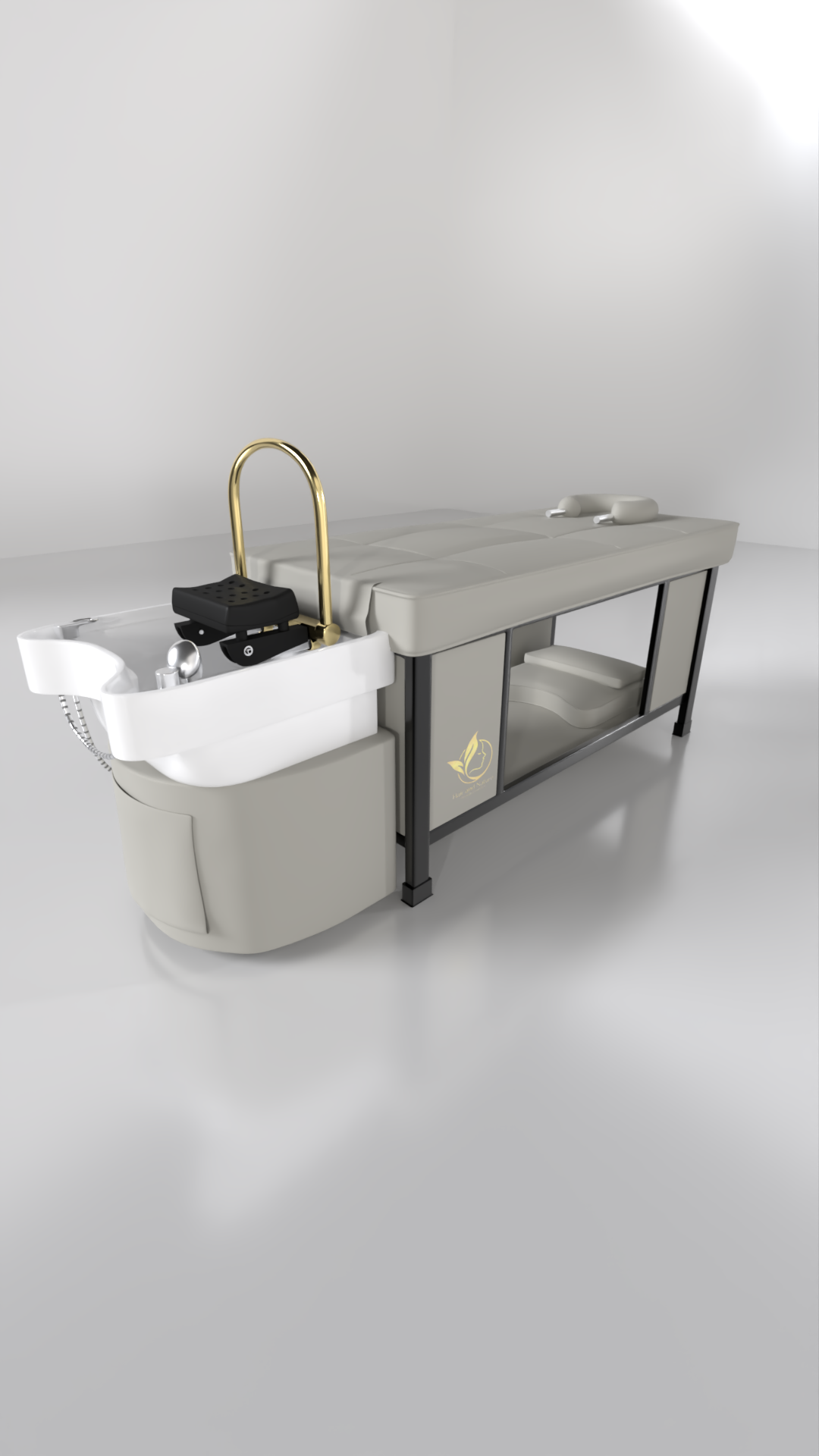 TRADITIONEEL JAPANSE HOOFDSPA BED - DELUXE - HAIR AND NATURE Hairandnatureb2b