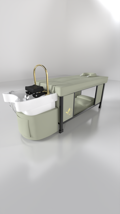 TRADITIONEEL JAPANSE HOOFDSPA BED - DELUXE - HAIR AND NATURE Hairandnatureb2b