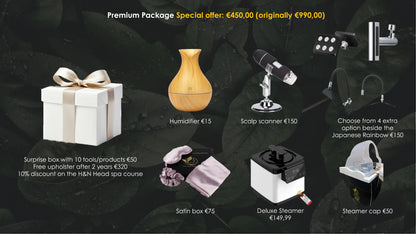 Japanse hoofdspa pakket