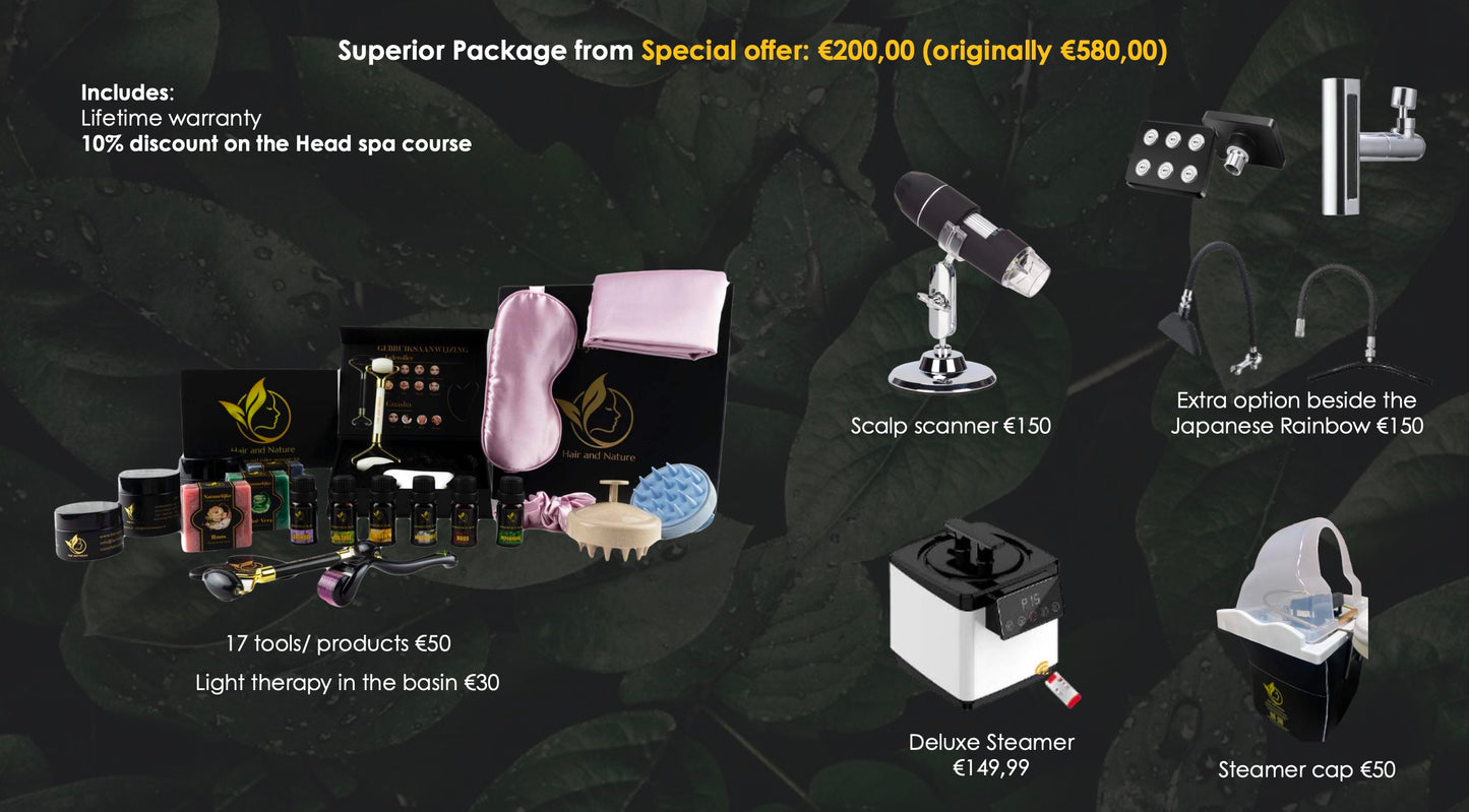 JAPANSE HOOFDSPA STARTER KIT