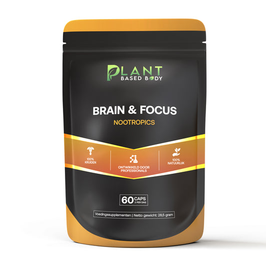 Brain &amp; Focus - Nootropics - Concentration pills for studying and work - 60