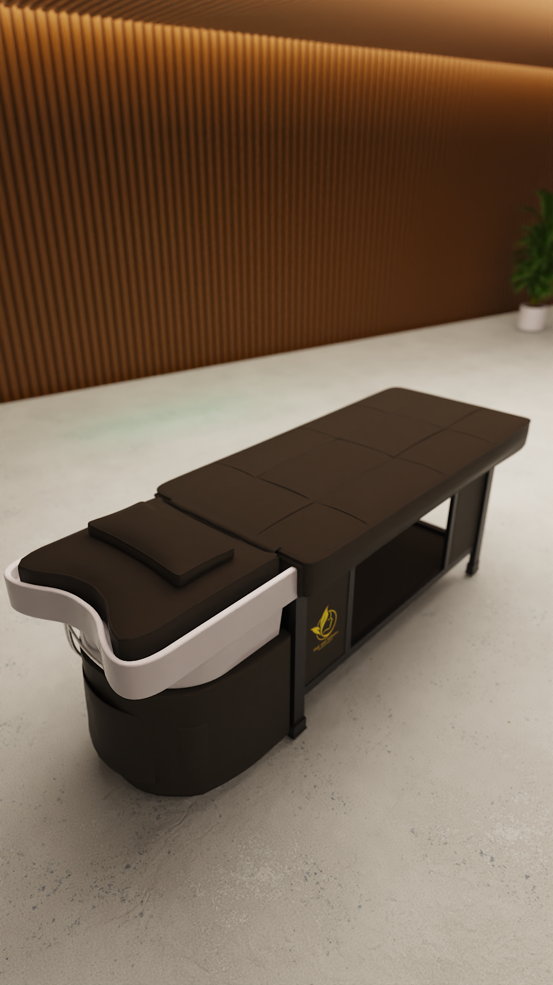 TRADITIONEEL JAPANSE HOOFDSPA BED - Deluxe - Hair and Nature Hairandnatureb2b