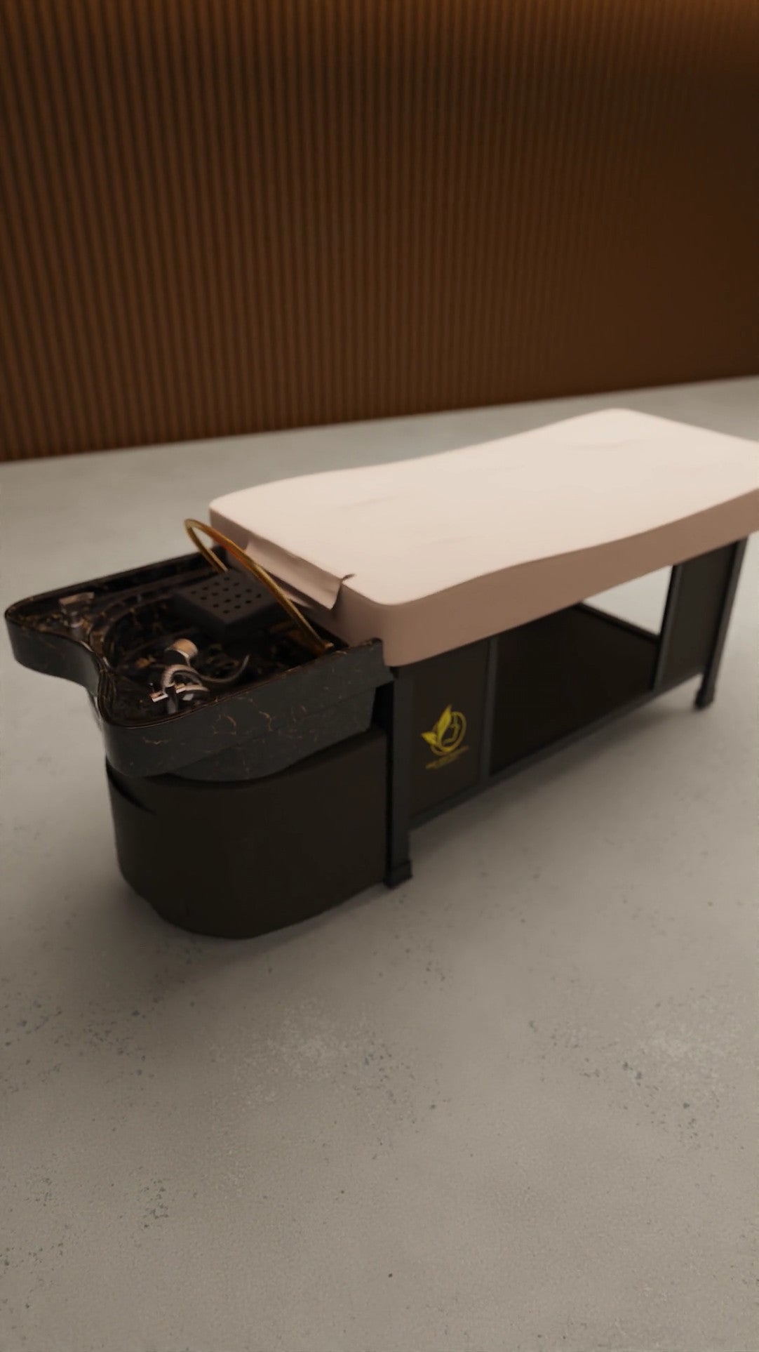 TRADITIONEEL JAPANSE HOOFDSPA BED - Deluxe - Hair and Nature Hairandnatureb2b