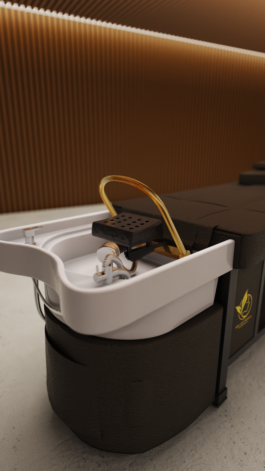 TRADITIONEEL JAPANSE HOOFDSPA BED - Deluxe - Hair and Nature Hairandnatureb2b