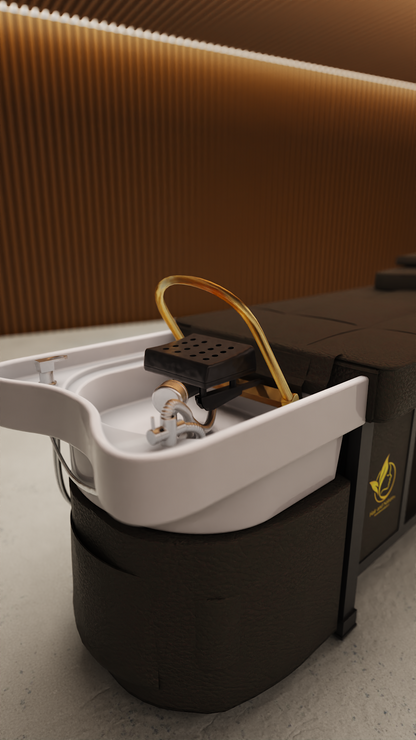 TRADITIONEEL JAPANSE HOOFDSPA BED - Deluxe - Hair and Nature Hairandnatureb2b