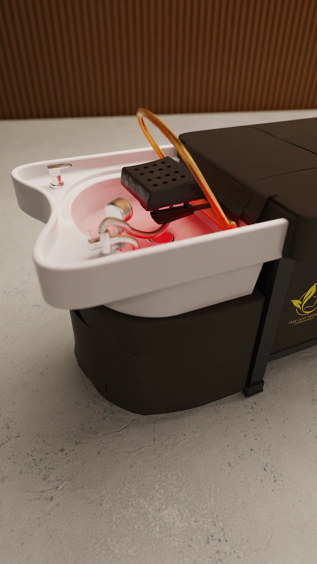 TRADITIONEEL JAPANSE HOOFDSPA BED - Deluxe - Hair and Nature Hairandnatureb2b