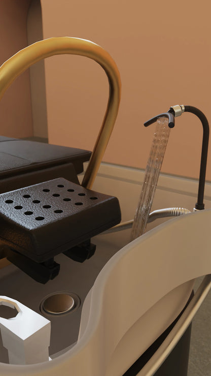 TRADITIONEEL JAPANSE HOOFDSPA BED - Deluxe - Hair and Nature Hairandnatureb2b