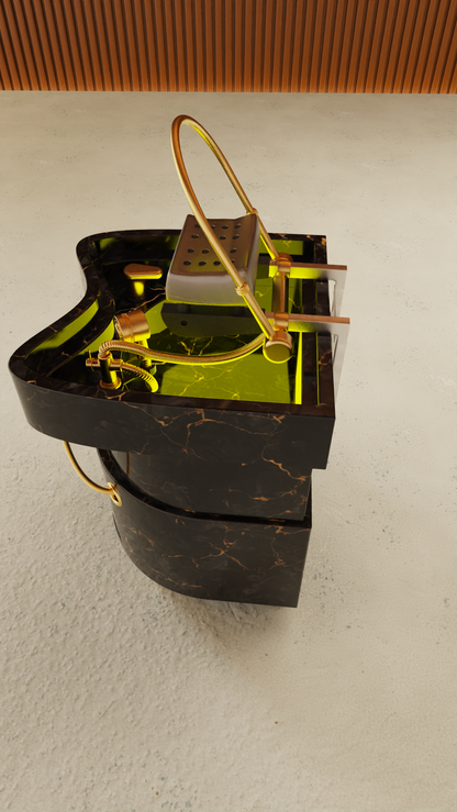 Portable Japanse headspa bed voor mobiele behandelaars