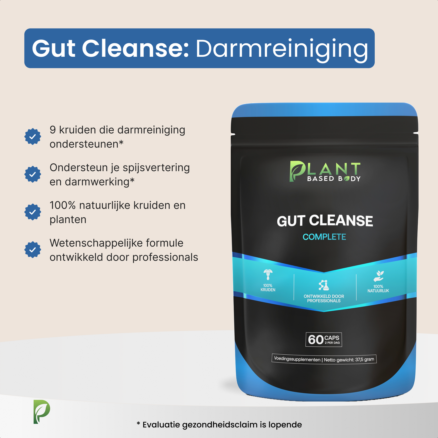 Gut Cleanse – Intestinal Detox for Natural Colon Cleansing – 60 Capsules