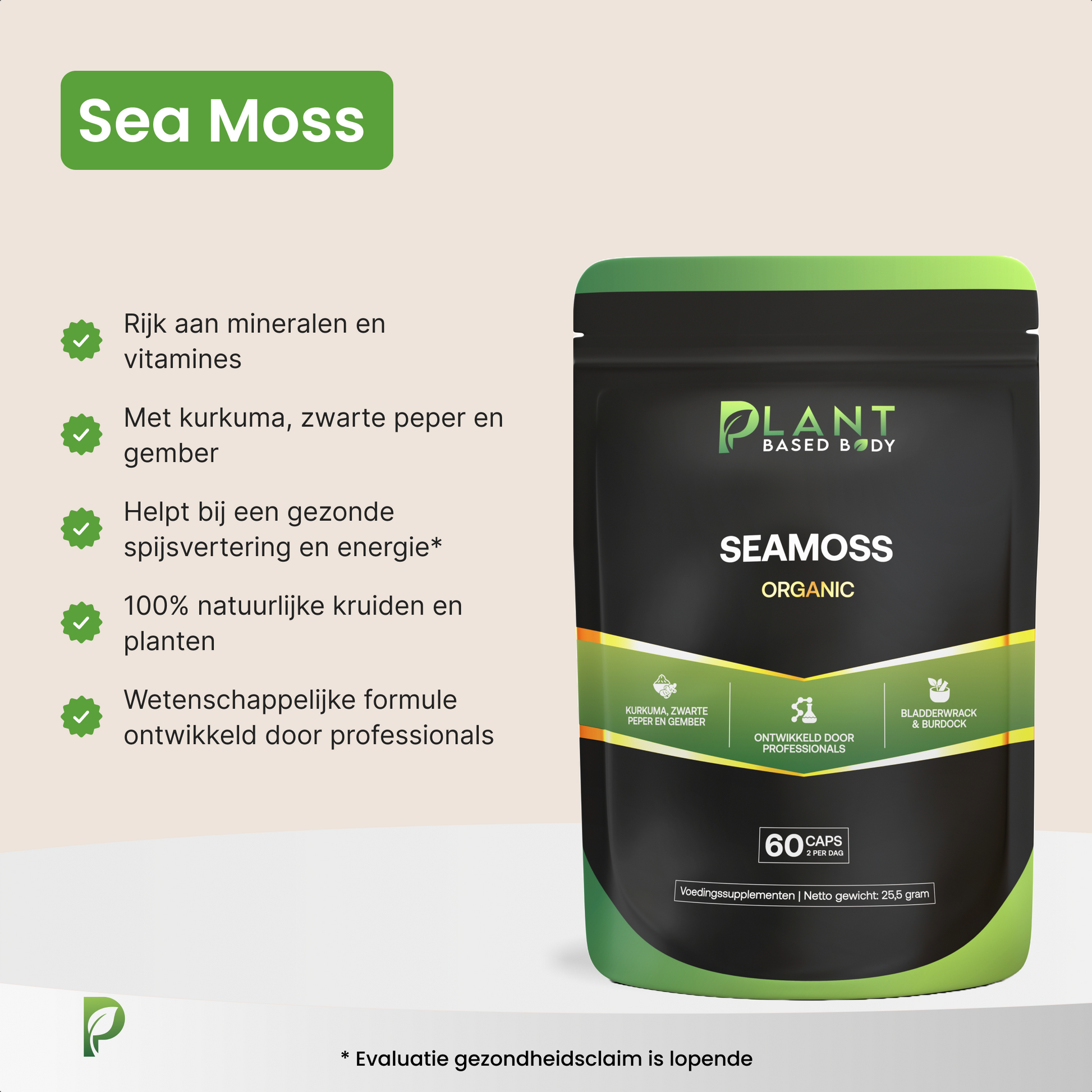 Irish Sea Moss - Superfood - 60 Capsules-Hairandnatureb2b