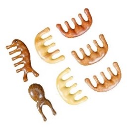 Fish-Shaped Wooden Comb – Natuurlijke Houten Visvormige Kam-Hairandnatureb2b